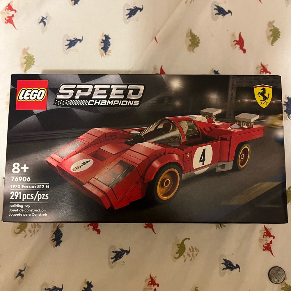 LEGO Speed Champions 1970 Ferrari 512 M 76906 Sports Red Race